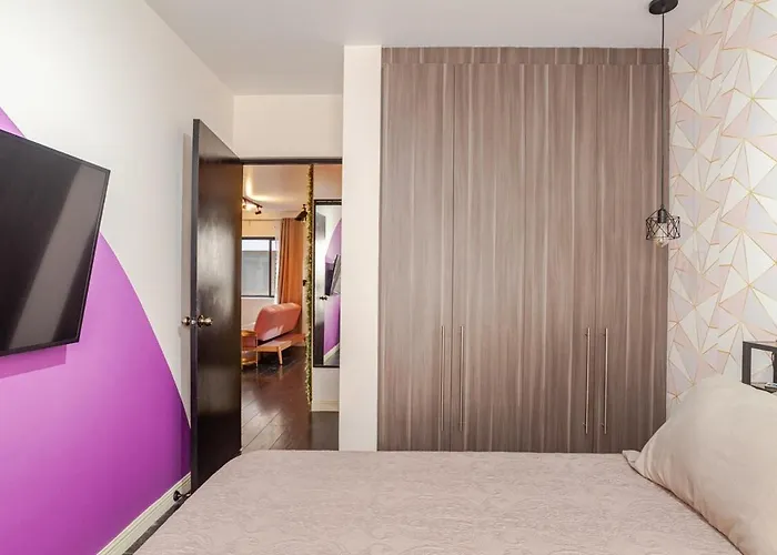 Apartment Interior Con Estilo Y Accesible Mexico City